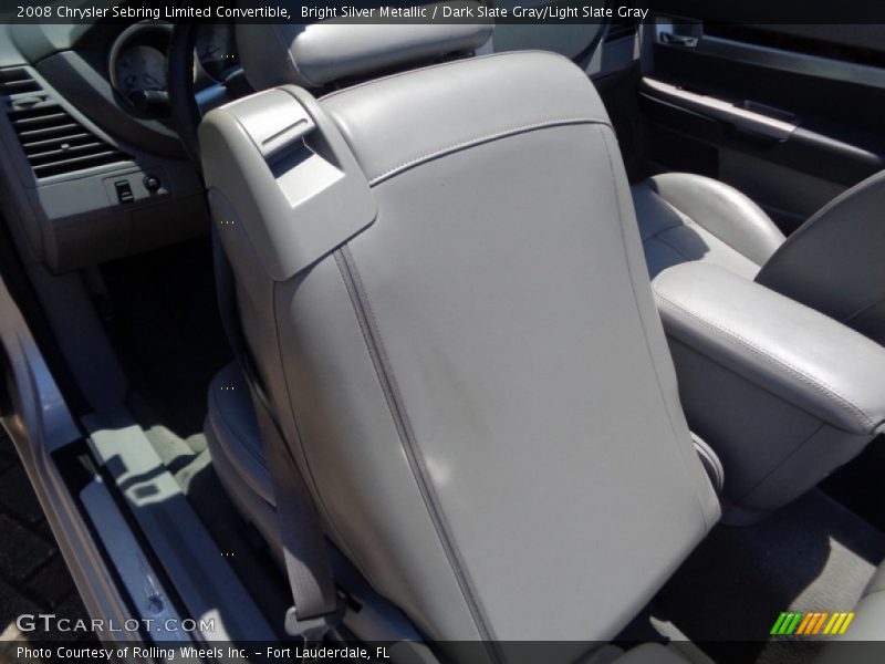Bright Silver Metallic / Dark Slate Gray/Light Slate Gray 2008 Chrysler Sebring Limited Convertible