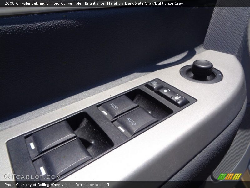 Bright Silver Metallic / Dark Slate Gray/Light Slate Gray 2008 Chrysler Sebring Limited Convertible