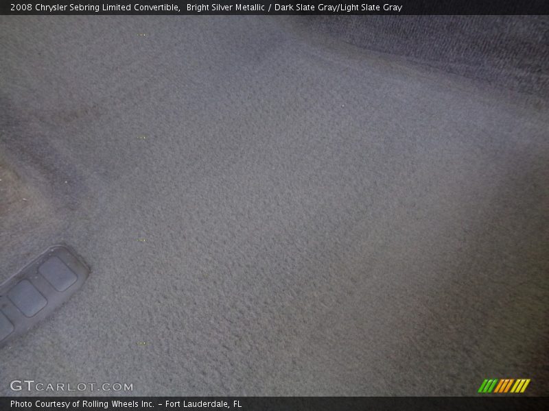 Bright Silver Metallic / Dark Slate Gray/Light Slate Gray 2008 Chrysler Sebring Limited Convertible