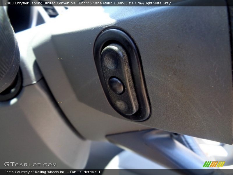 Bright Silver Metallic / Dark Slate Gray/Light Slate Gray 2008 Chrysler Sebring Limited Convertible