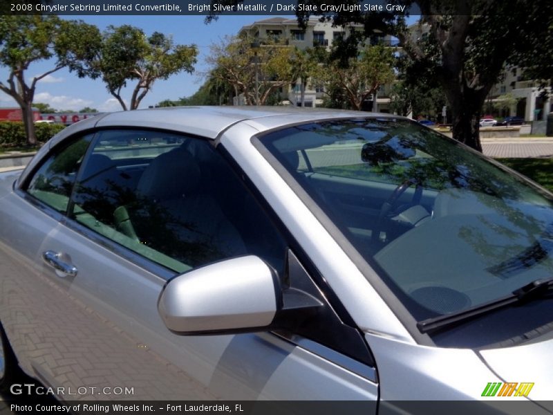 Bright Silver Metallic / Dark Slate Gray/Light Slate Gray 2008 Chrysler Sebring Limited Convertible