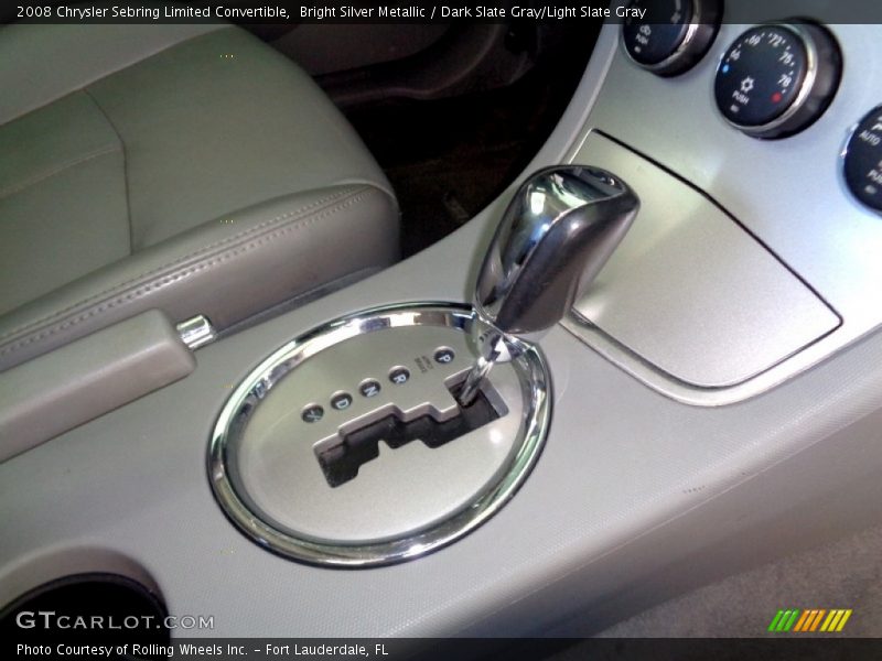 Bright Silver Metallic / Dark Slate Gray/Light Slate Gray 2008 Chrysler Sebring Limited Convertible
