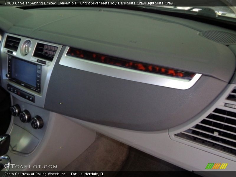 Bright Silver Metallic / Dark Slate Gray/Light Slate Gray 2008 Chrysler Sebring Limited Convertible