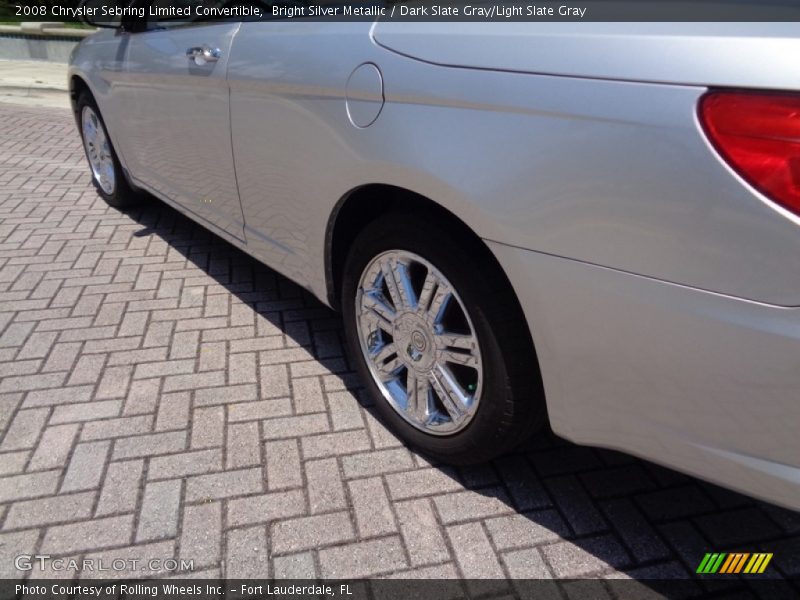 Bright Silver Metallic / Dark Slate Gray/Light Slate Gray 2008 Chrysler Sebring Limited Convertible