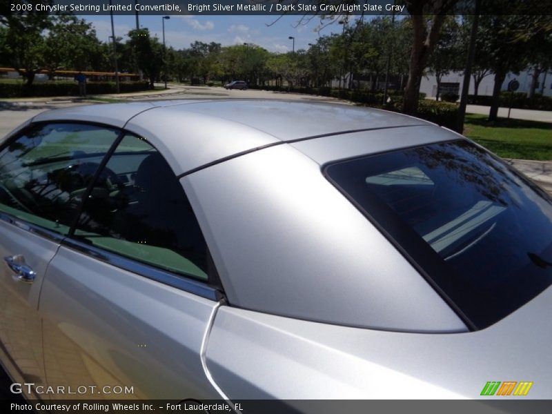 Bright Silver Metallic / Dark Slate Gray/Light Slate Gray 2008 Chrysler Sebring Limited Convertible