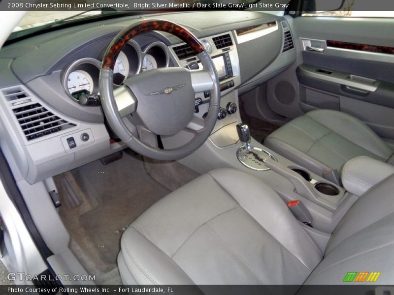Bright Silver Metallic / Dark Slate Gray/Light Slate Gray 2008 Chrysler Sebring Limited Convertible