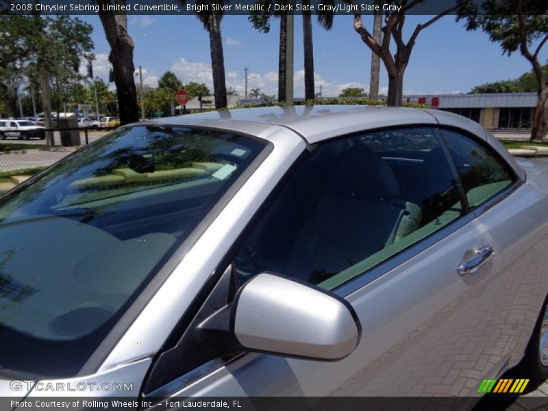Bright Silver Metallic / Dark Slate Gray/Light Slate Gray 2008 Chrysler Sebring Limited Convertible