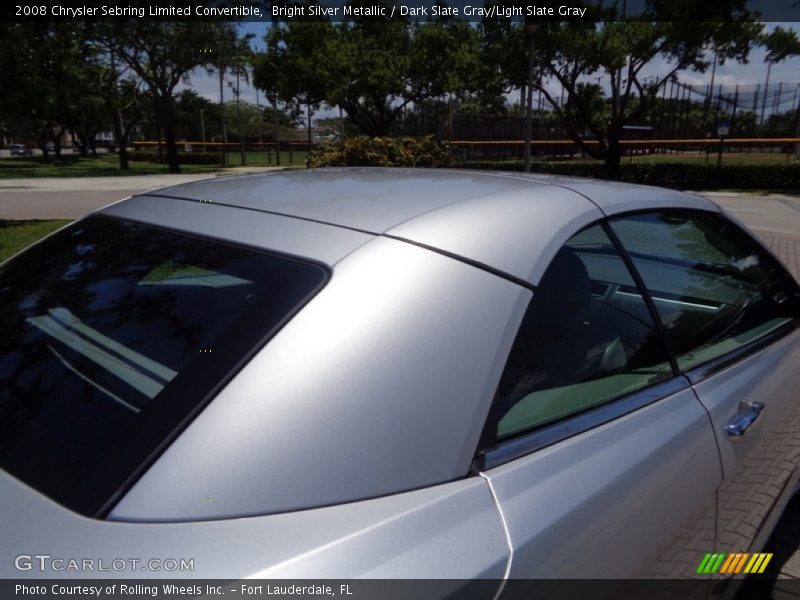 Bright Silver Metallic / Dark Slate Gray/Light Slate Gray 2008 Chrysler Sebring Limited Convertible