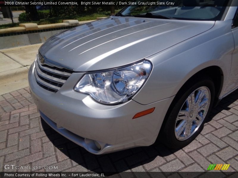 Bright Silver Metallic / Dark Slate Gray/Light Slate Gray 2008 Chrysler Sebring Limited Convertible