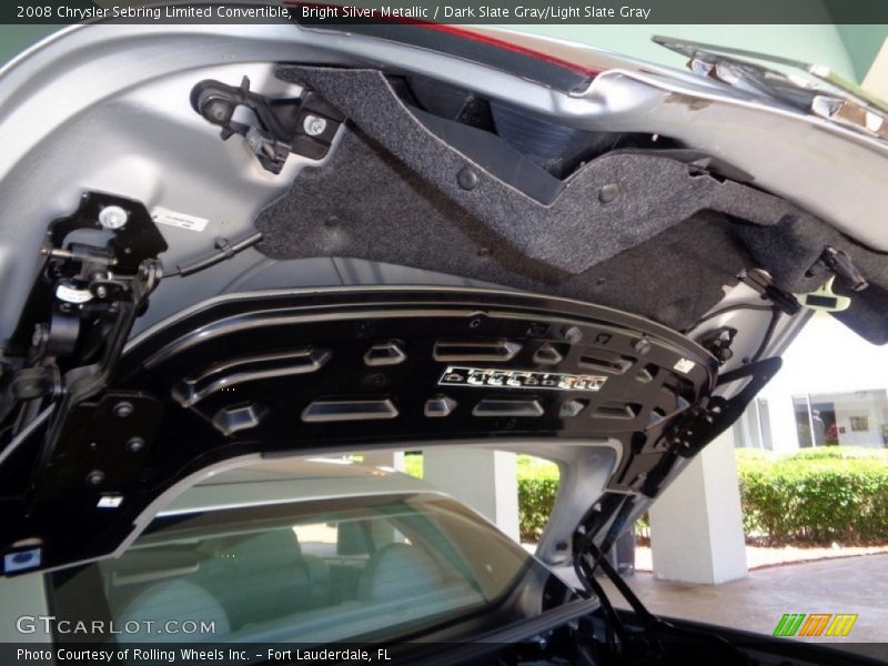 Bright Silver Metallic / Dark Slate Gray/Light Slate Gray 2008 Chrysler Sebring Limited Convertible