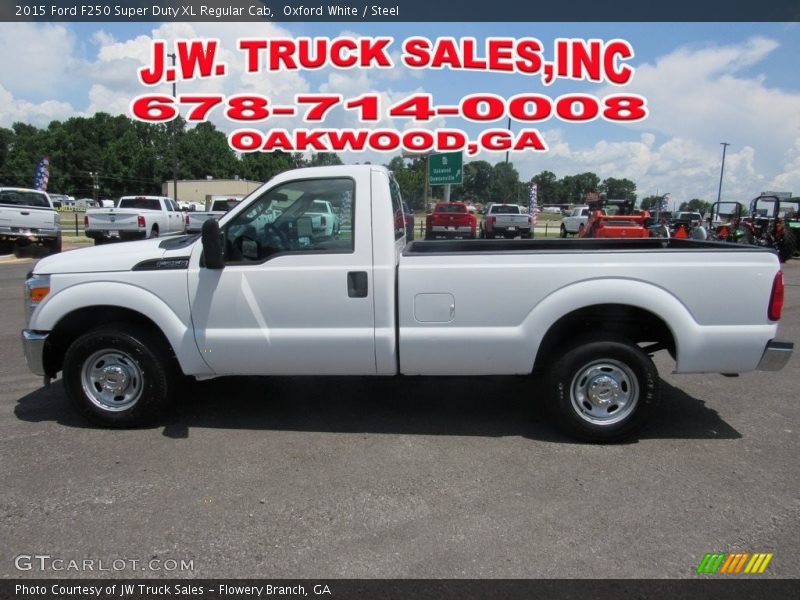 Oxford White / Steel 2015 Ford F250 Super Duty XL Regular Cab