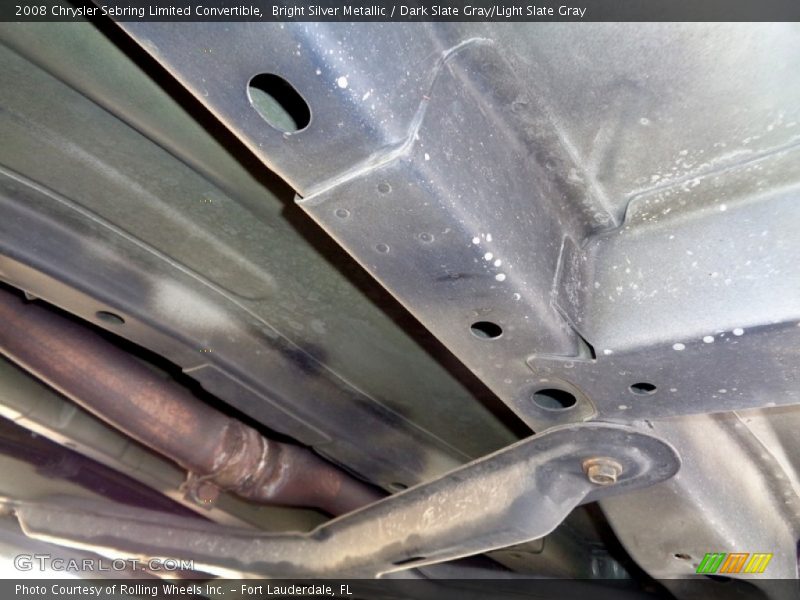 Bright Silver Metallic / Dark Slate Gray/Light Slate Gray 2008 Chrysler Sebring Limited Convertible