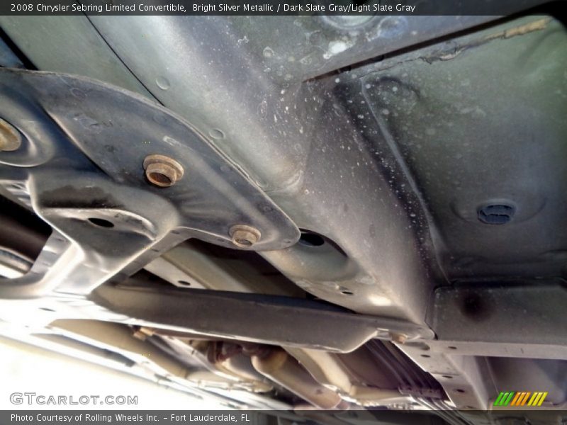 Bright Silver Metallic / Dark Slate Gray/Light Slate Gray 2008 Chrysler Sebring Limited Convertible