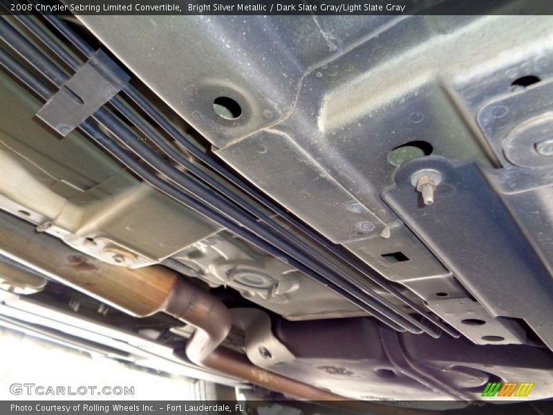 Bright Silver Metallic / Dark Slate Gray/Light Slate Gray 2008 Chrysler Sebring Limited Convertible