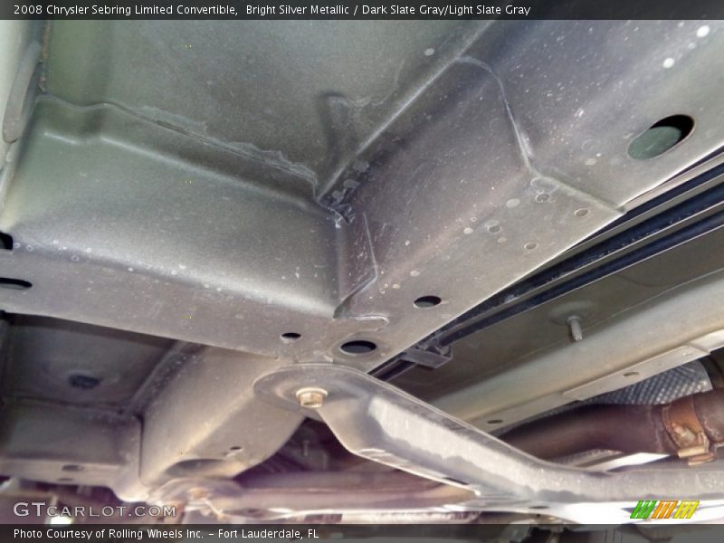 Bright Silver Metallic / Dark Slate Gray/Light Slate Gray 2008 Chrysler Sebring Limited Convertible
