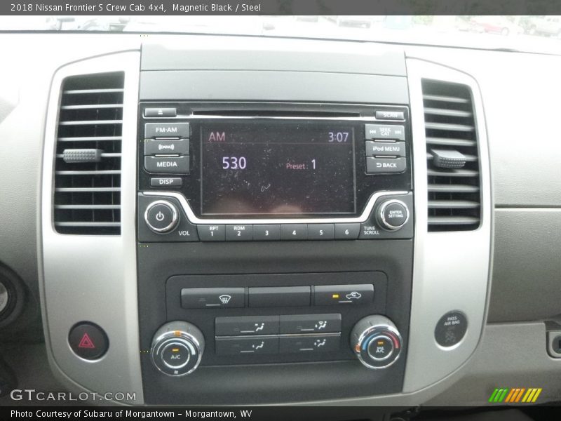 Controls of 2018 Frontier S Crew Cab 4x4