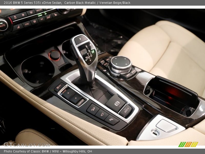 Carbon Black Metallic / Venetian Beige/Black 2016 BMW 5 Series 535i xDrive Sedan