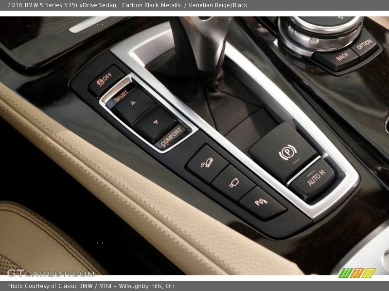 Carbon Black Metallic / Venetian Beige/Black 2016 BMW 5 Series 535i xDrive Sedan