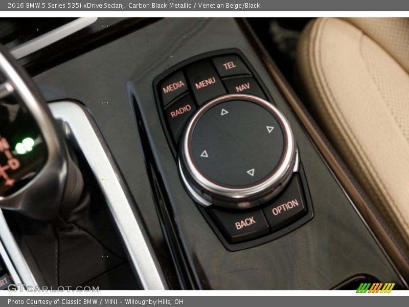 Carbon Black Metallic / Venetian Beige/Black 2016 BMW 5 Series 535i xDrive Sedan