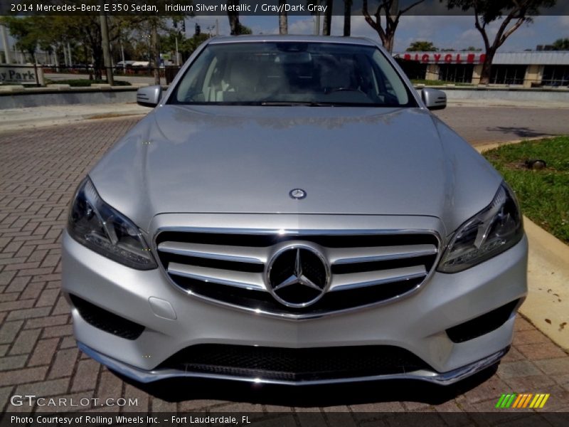 Iridium Silver Metallic / Gray/Dark Gray 2014 Mercedes-Benz E 350 Sedan