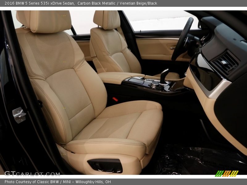 Carbon Black Metallic / Venetian Beige/Black 2016 BMW 5 Series 535i xDrive Sedan