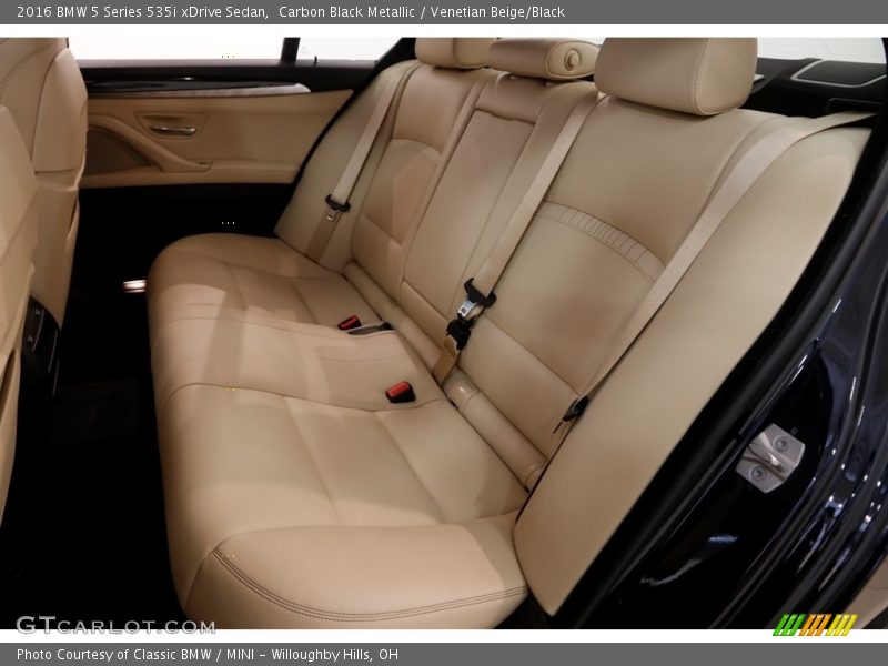 Carbon Black Metallic / Venetian Beige/Black 2016 BMW 5 Series 535i xDrive Sedan