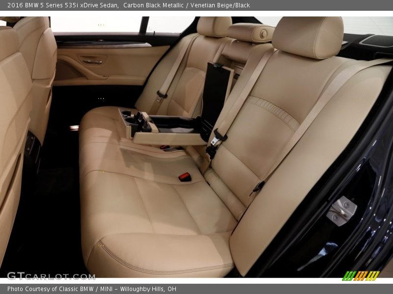 Carbon Black Metallic / Venetian Beige/Black 2016 BMW 5 Series 535i xDrive Sedan