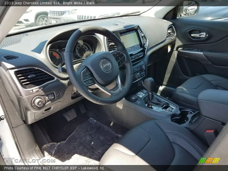 Bright White / Black 2019 Jeep Cherokee Limited 4x4