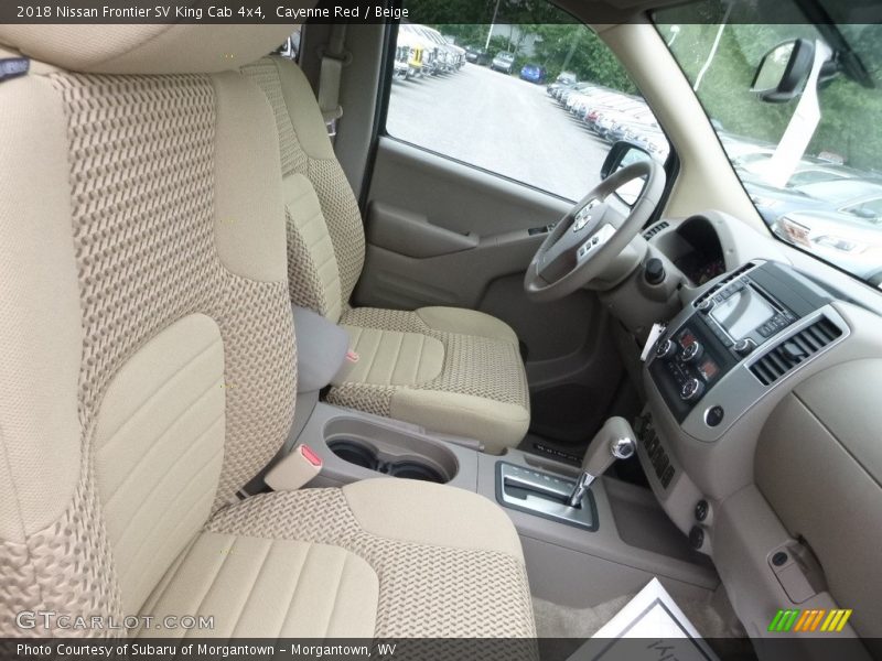  2018 Frontier SV King Cab 4x4 Beige Interior