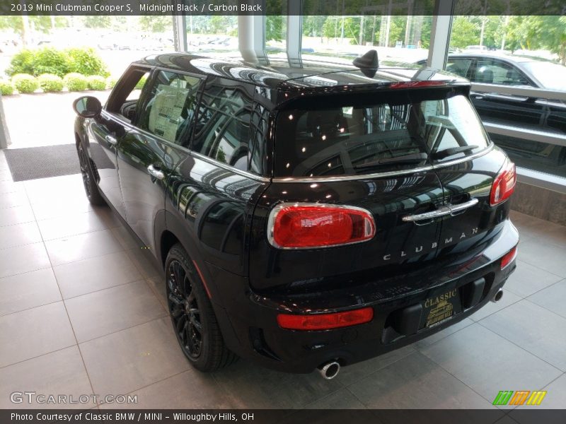 Midnight Black / Carbon Black 2019 Mini Clubman Cooper S