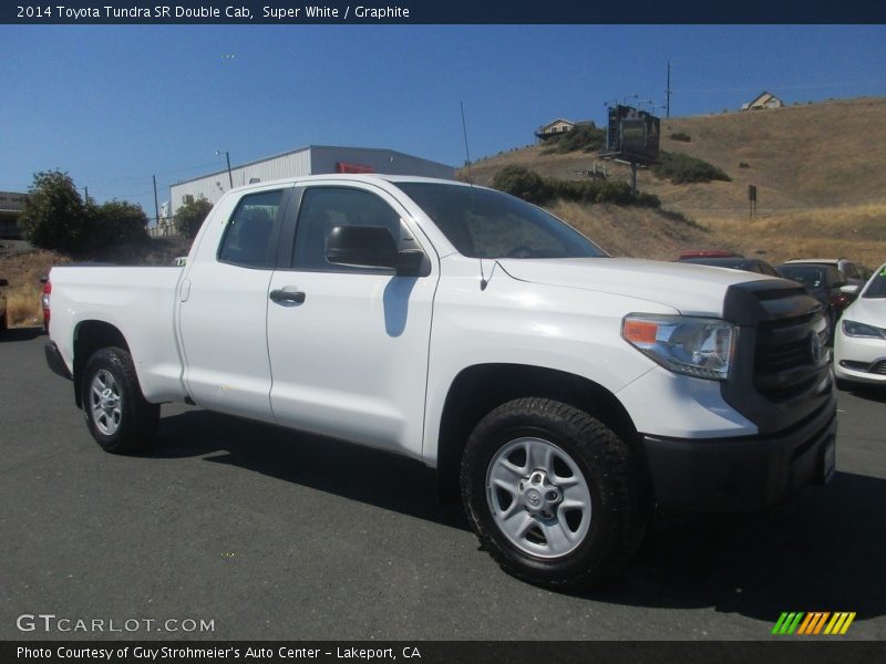 Super White / Graphite 2014 Toyota Tundra SR Double Cab
