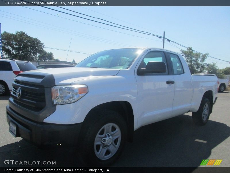 Super White / Graphite 2014 Toyota Tundra SR Double Cab