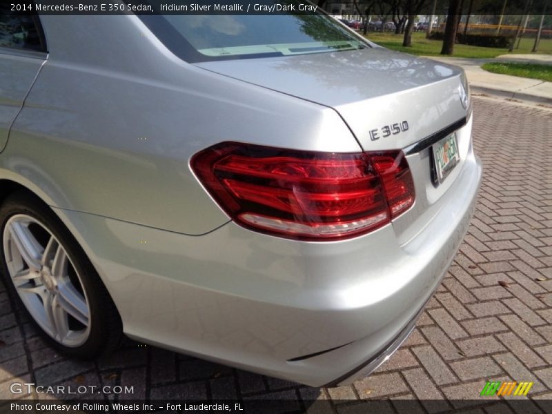 Iridium Silver Metallic / Gray/Dark Gray 2014 Mercedes-Benz E 350 Sedan