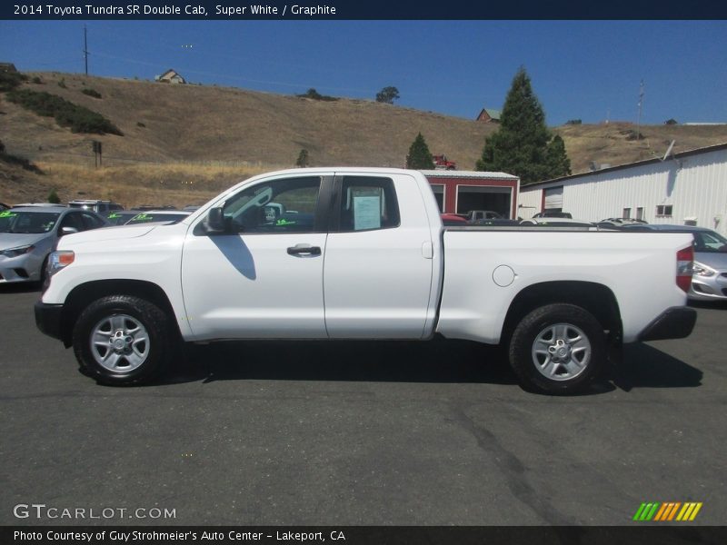 Super White / Graphite 2014 Toyota Tundra SR Double Cab