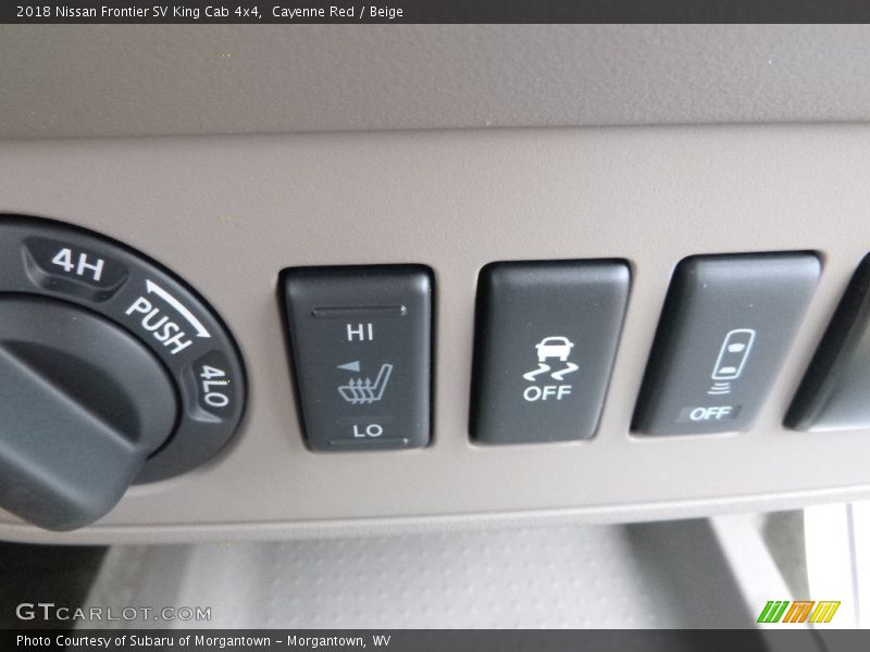 Cayenne Red / Beige 2018 Nissan Frontier SV King Cab 4x4