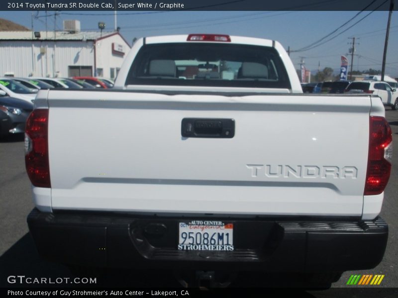 Super White / Graphite 2014 Toyota Tundra SR Double Cab
