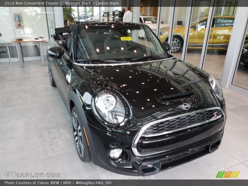 Midnight Black / Carbon Black 2019 Mini Convertible Cooper S