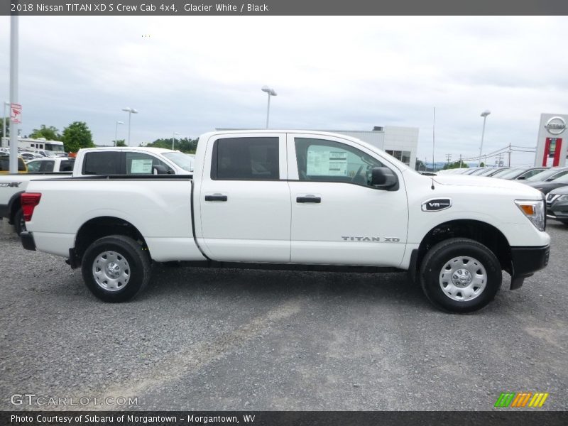 Glacier White / Black 2018 Nissan TITAN XD S Crew Cab 4x4