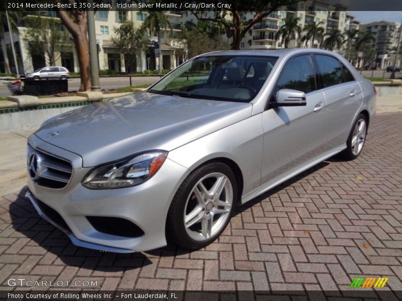 Iridium Silver Metallic / Gray/Dark Gray 2014 Mercedes-Benz E 350 Sedan