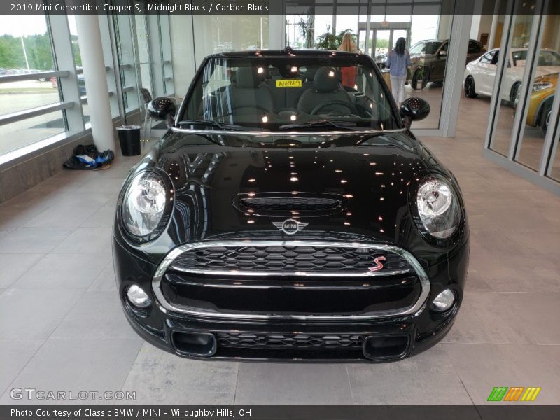 Midnight Black / Carbon Black 2019 Mini Convertible Cooper S