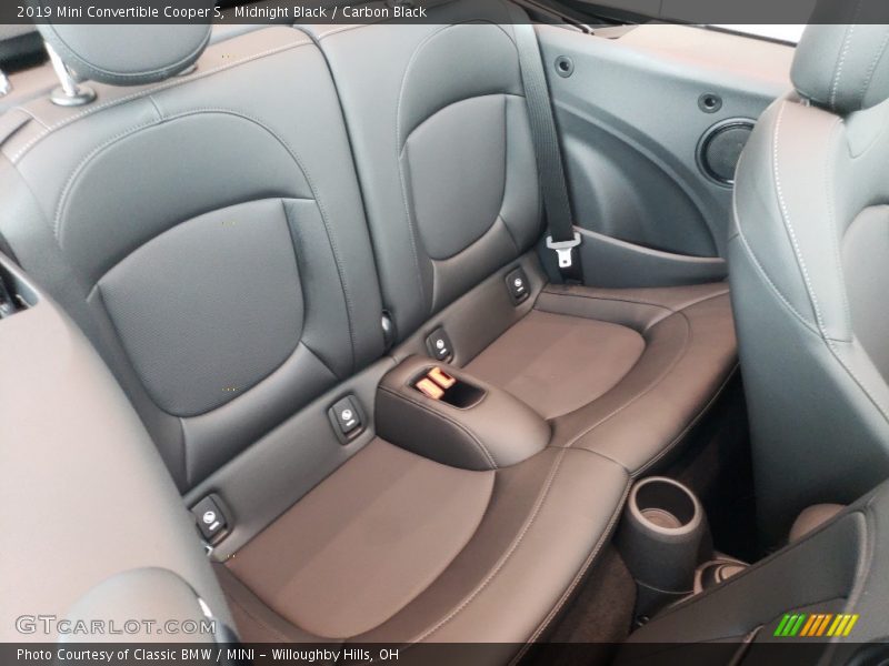 Rear Seat of 2019 Convertible Cooper S