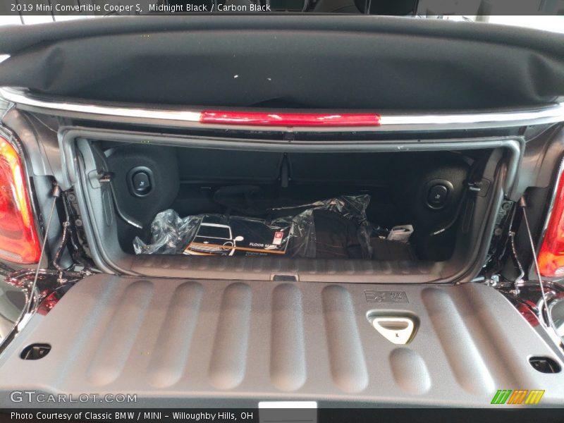 Midnight Black / Carbon Black 2019 Mini Convertible Cooper S