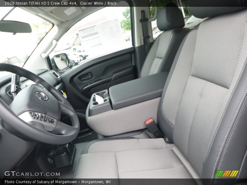 Glacier White / Black 2018 Nissan TITAN XD S Crew Cab 4x4