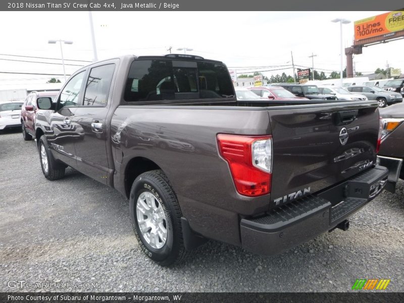 Java Metallic / Beige 2018 Nissan Titan SV Crew Cab 4x4