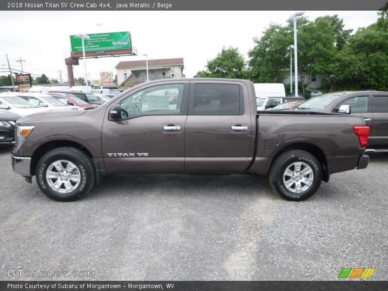Java Metallic / Beige 2018 Nissan Titan SV Crew Cab 4x4