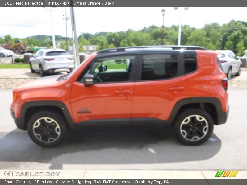Omaha Orange / Black 2017 Jeep Renegade Trailhawk 4x4