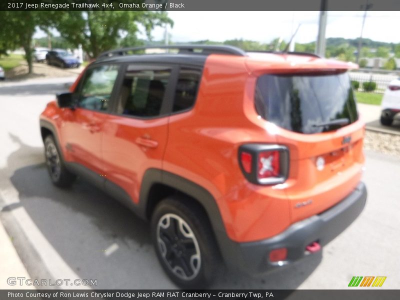 Omaha Orange / Black 2017 Jeep Renegade Trailhawk 4x4