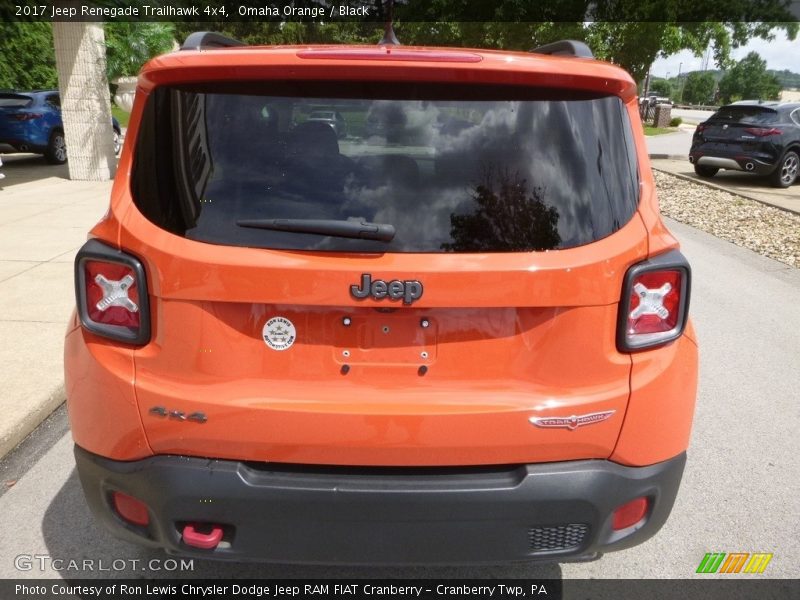 Omaha Orange / Black 2017 Jeep Renegade Trailhawk 4x4