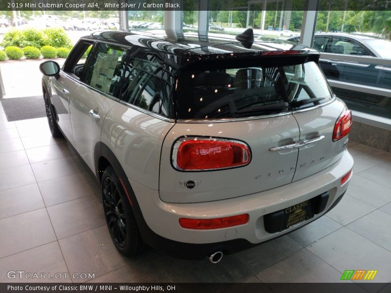 White Silver / Carbon Black 2019 Mini Clubman Cooper All4