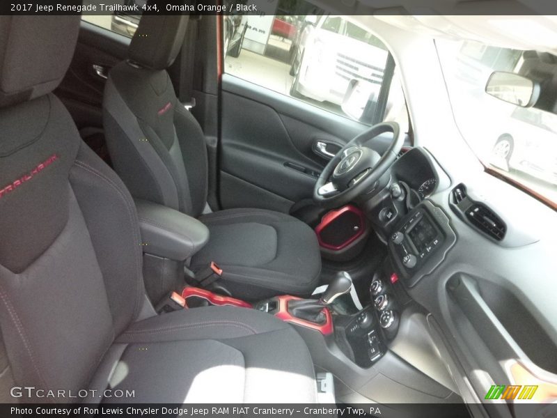 Omaha Orange / Black 2017 Jeep Renegade Trailhawk 4x4
